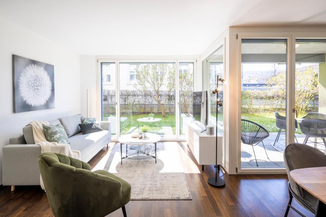 Stayy Green Oasis Near Zurich I Free Parking I Tv 迪蒂孔 外观 照片